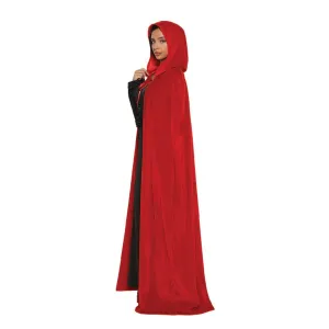 Red Velvet Cape for Adults