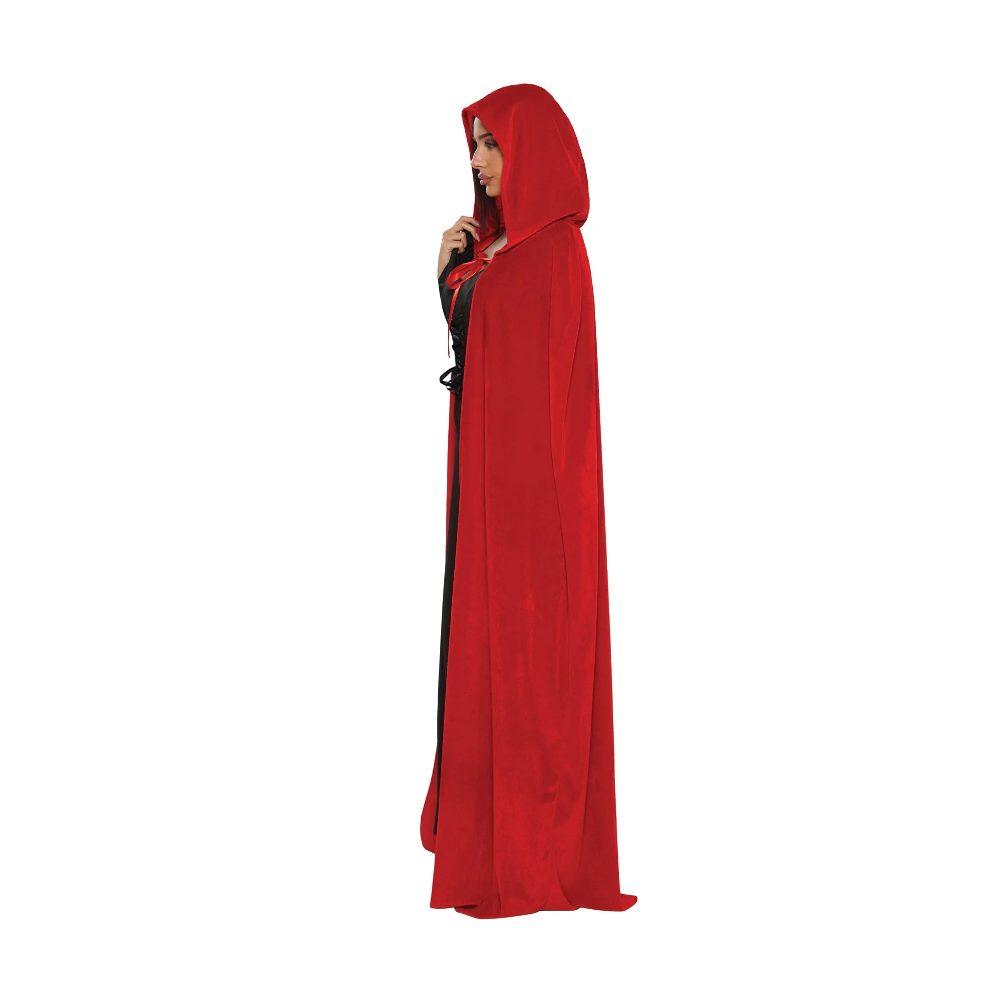 Red Velvet Cape for Adults