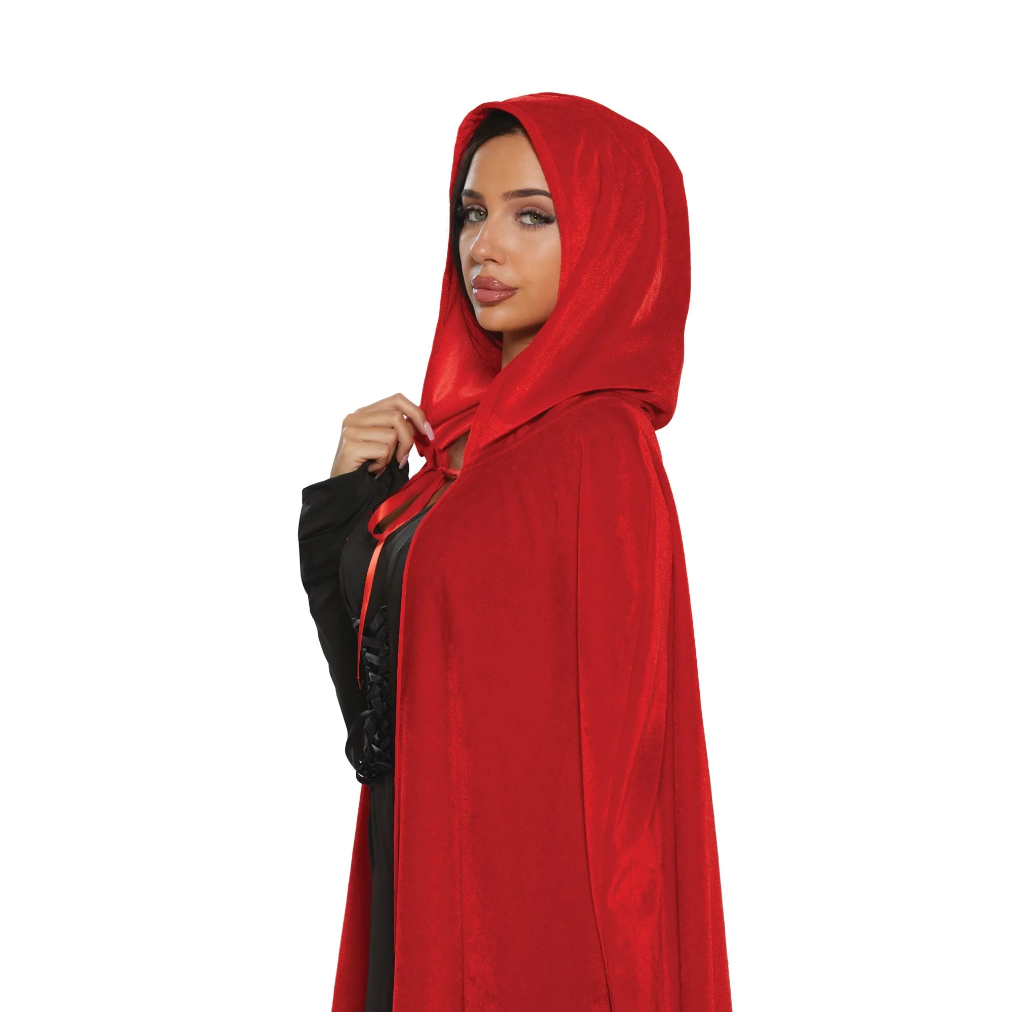 Red Velvet Cape for Adults