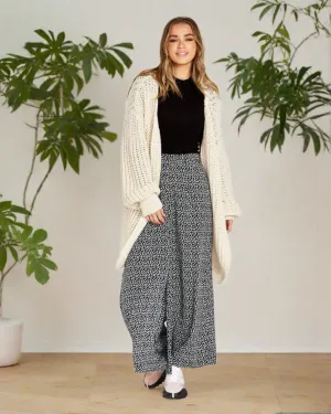 Renn Long Knit Cardi - Cream