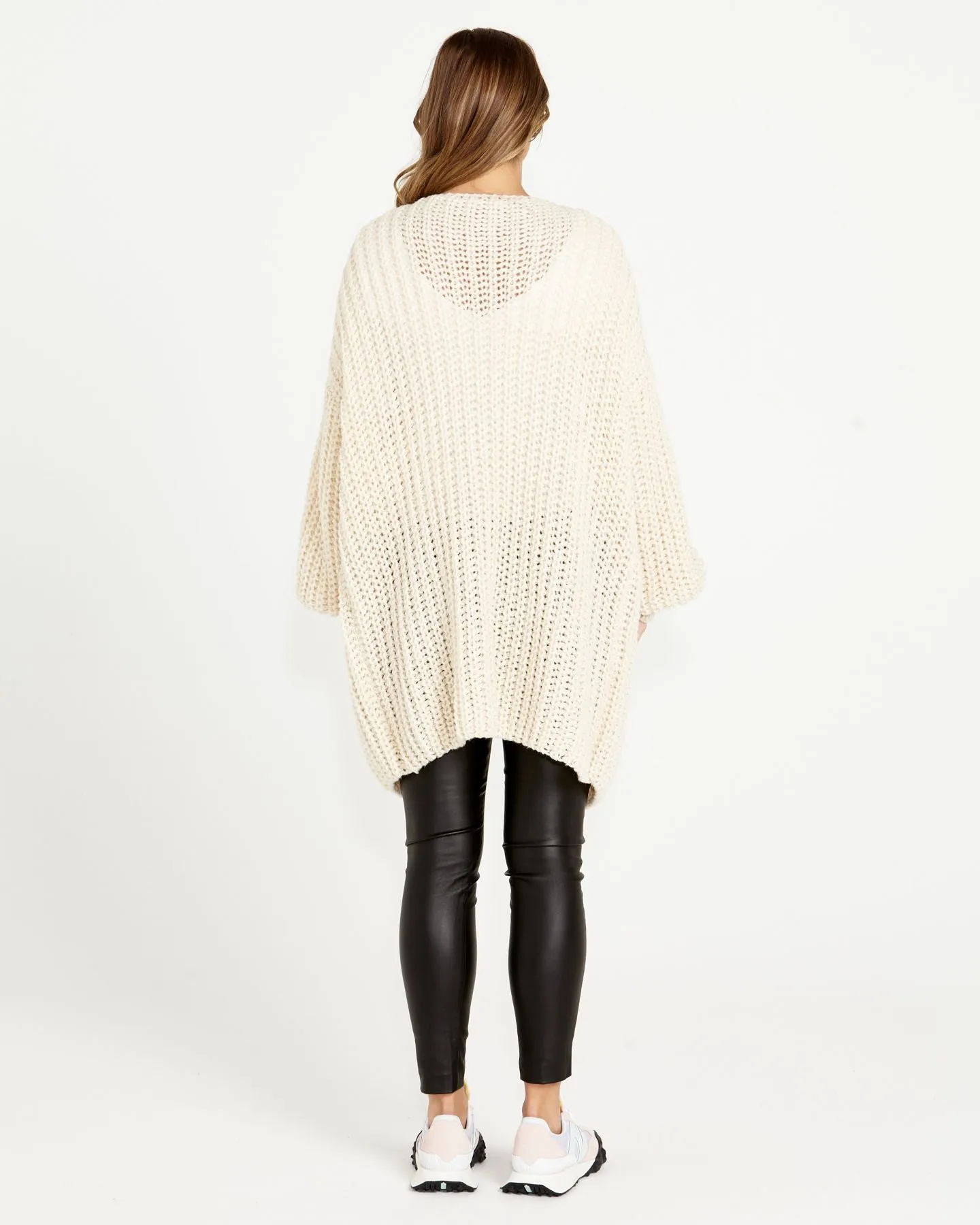 Renn Long Knit Cardi - Cream