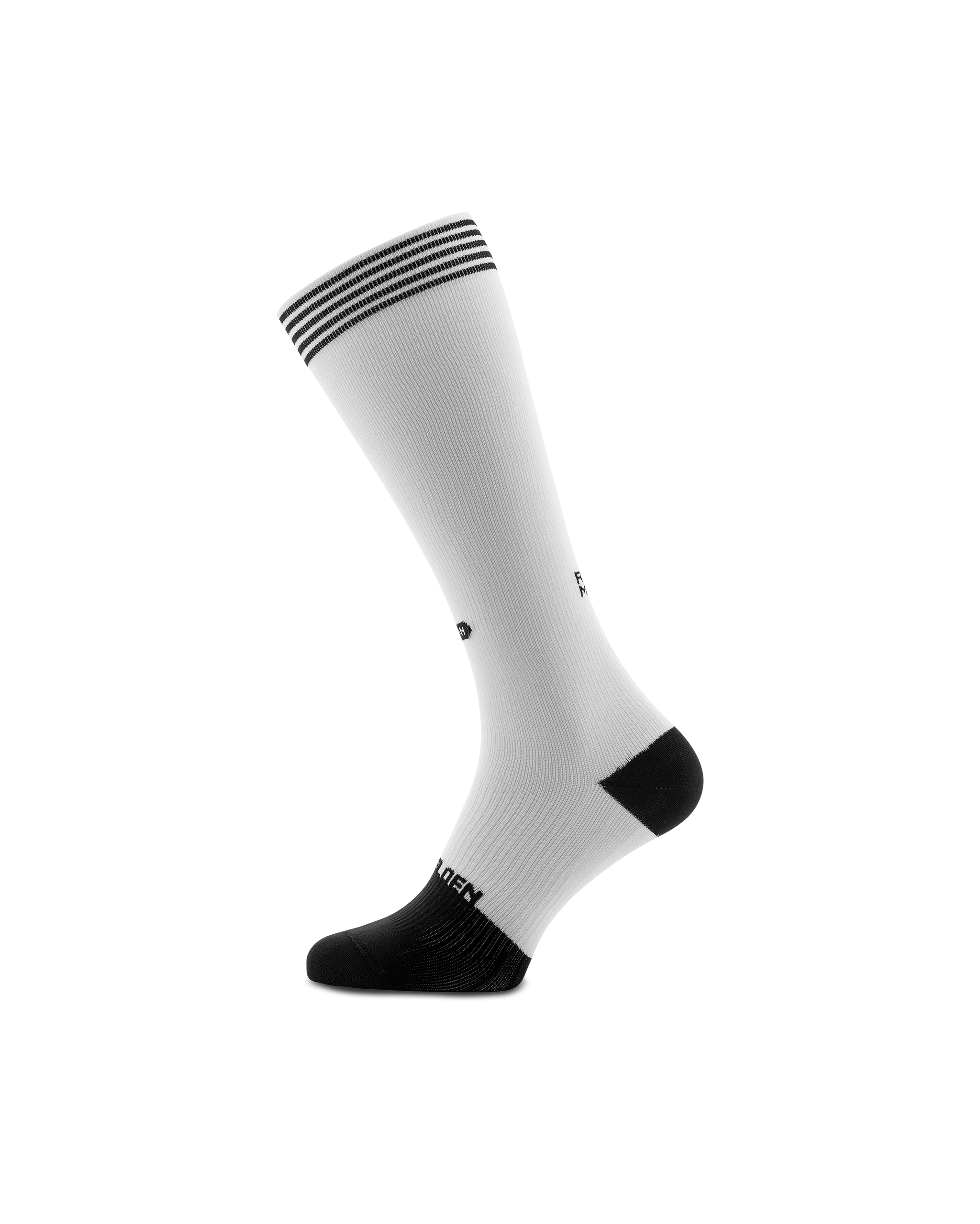 Rest mode white high compression socks