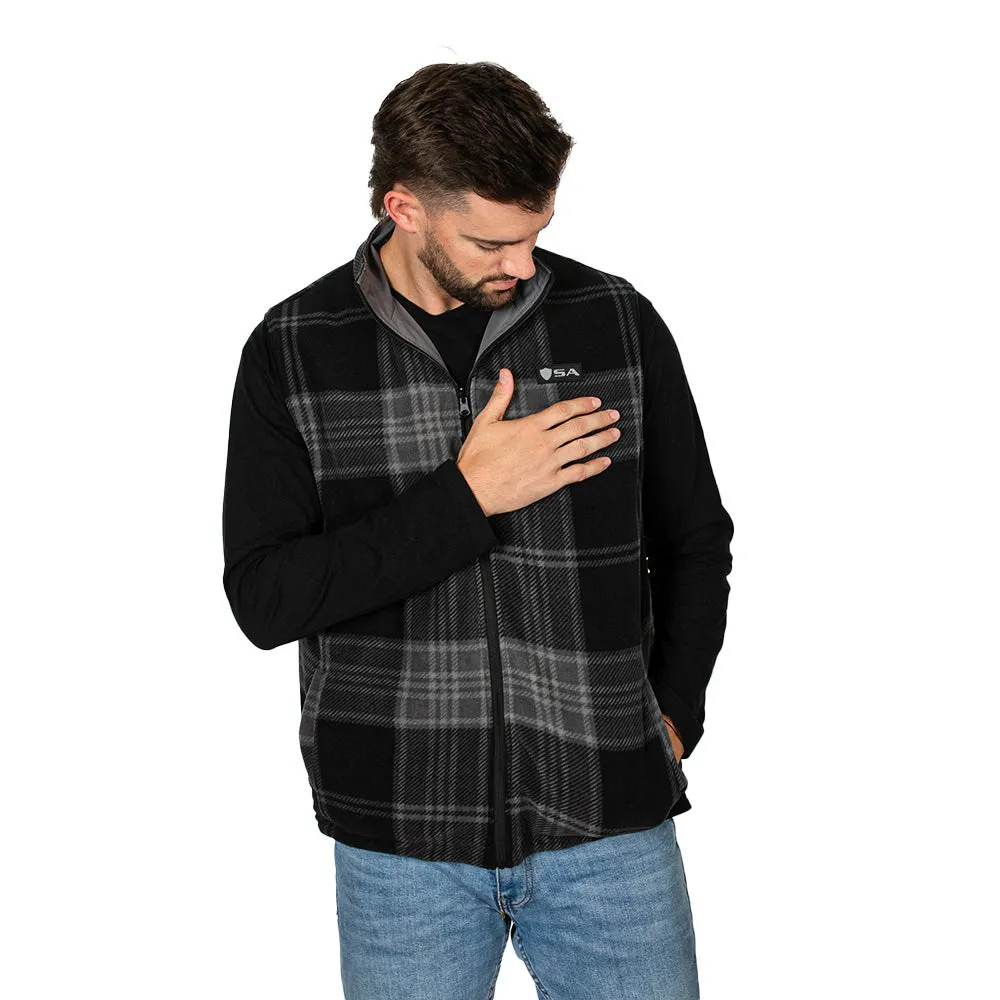 Reversible Vest | Lumberjack Grey | Grey PreOrder