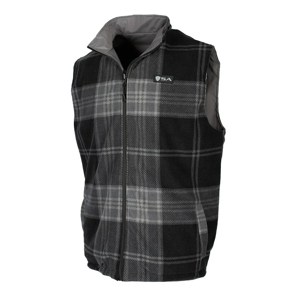 Reversible Vest | Lumberjack Grey | Grey PreOrder