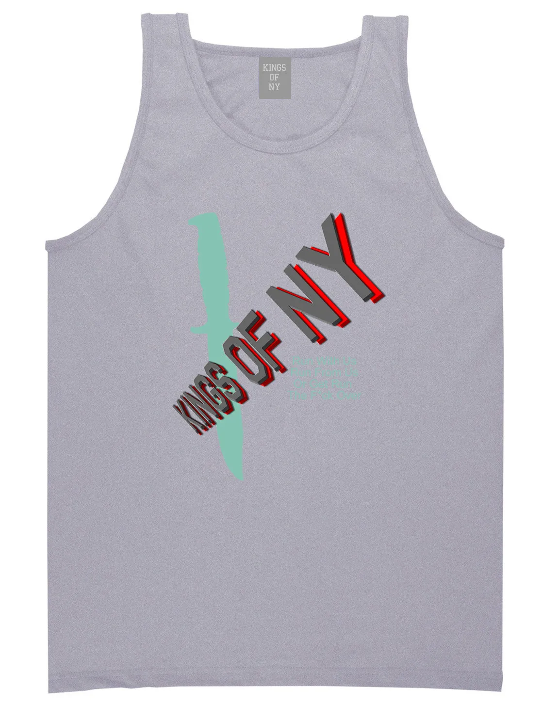 Run With Us Knife Tank Top Shirt
