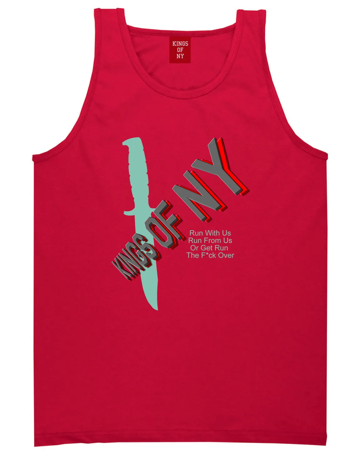 Run With Us Knife Tank Top Shirt