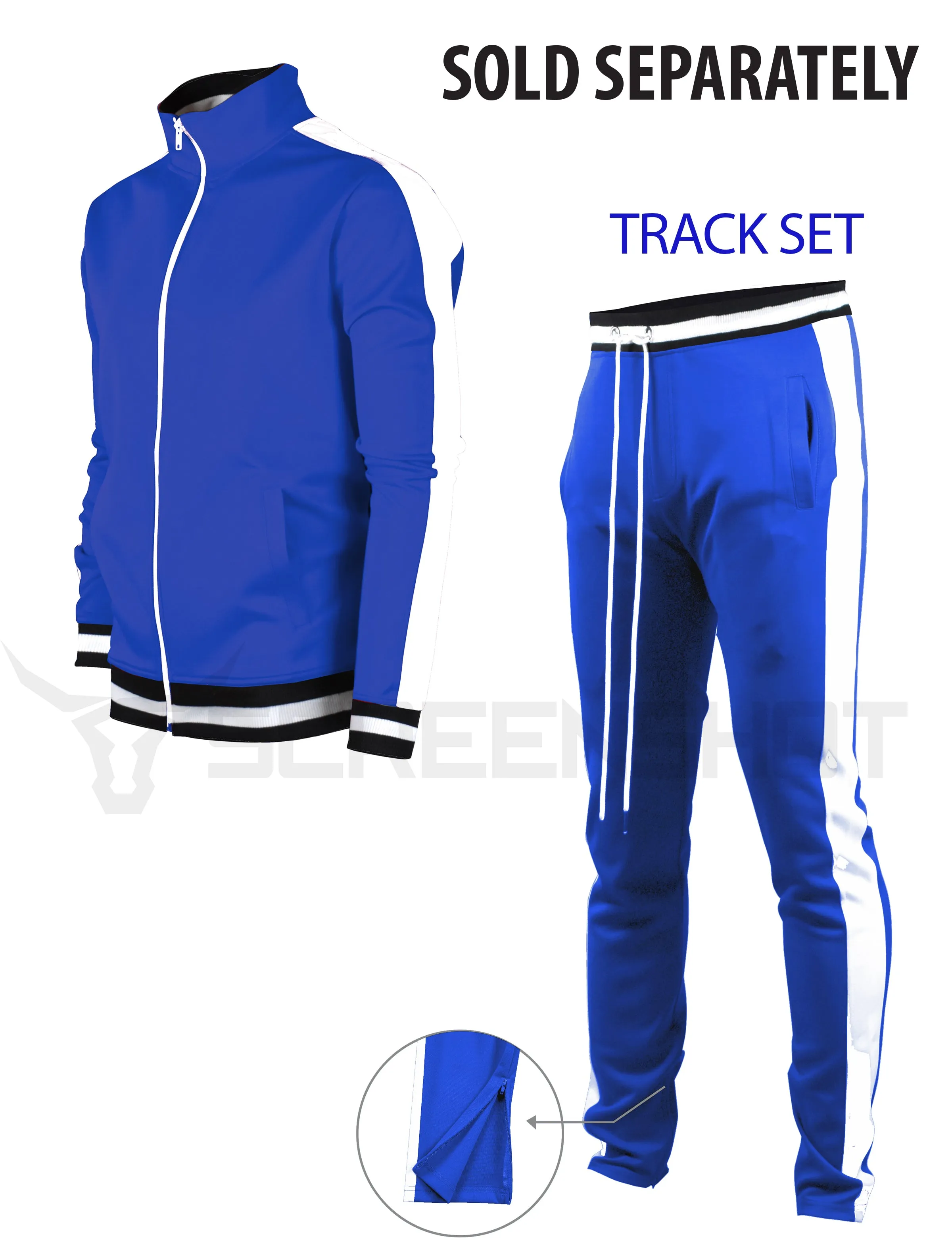 S51700-BASIC TRACK JACKET-ROYAL