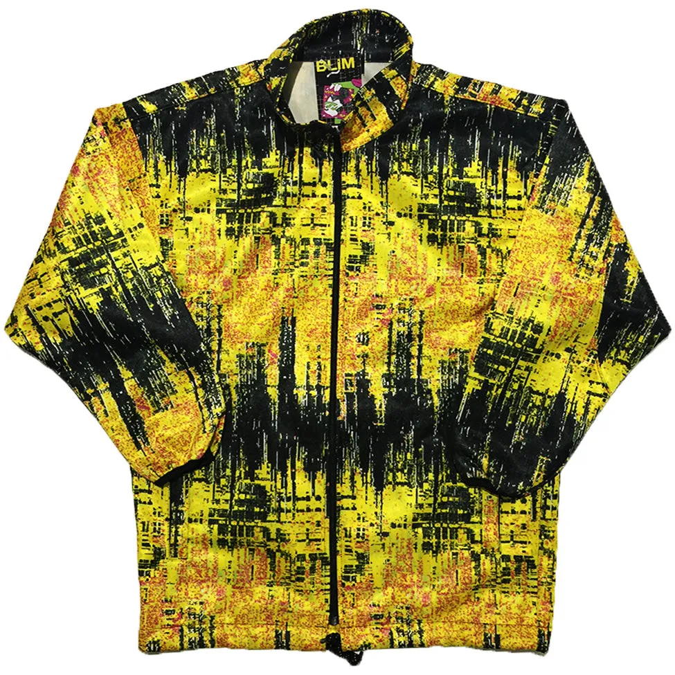 Salomon Yellow and Black Track Jacket