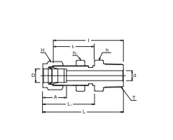 Stainless Steel Compression Male Bulkhead Connectors