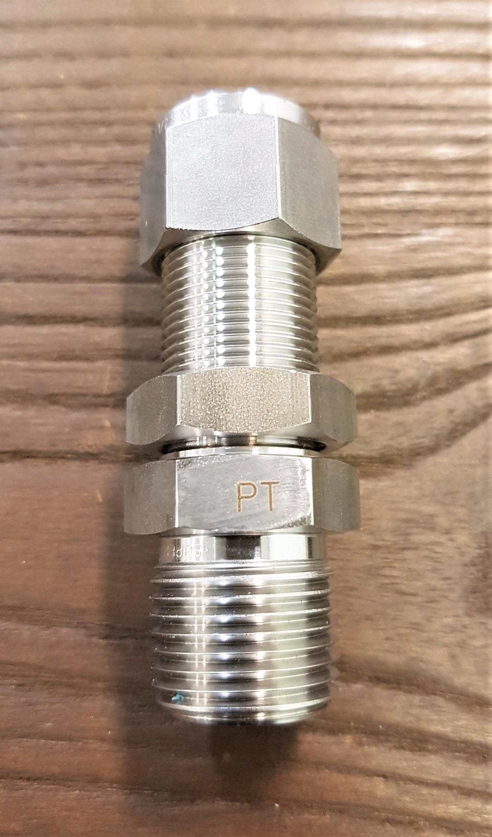 Stainless Steel Compression Male Bulkhead Connectors