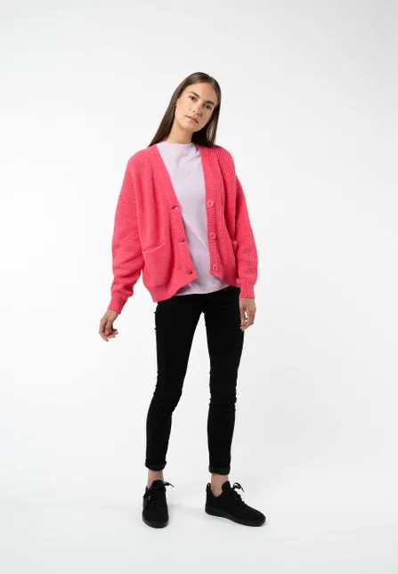 Strickcardigan ARTHA pink | MELAWEAR