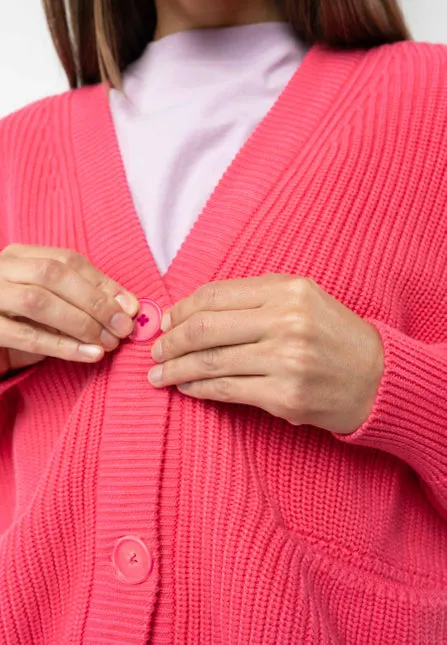 Strickcardigan ARTHA pink | MELAWEAR