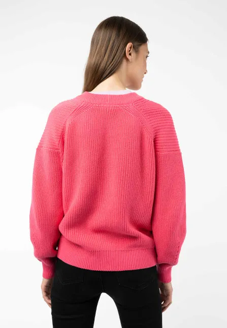 Strickcardigan ARTHA pink | MELAWEAR