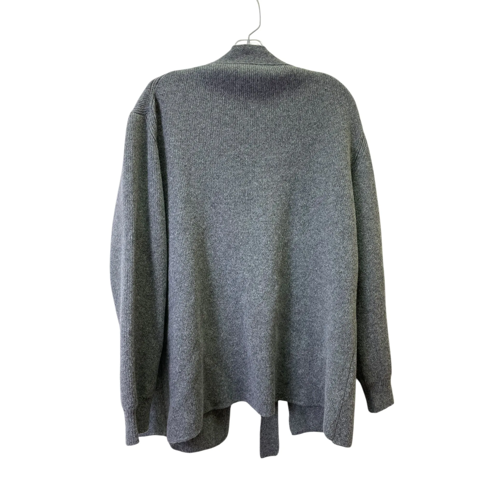 Sweater Cardigan By Zara In Grey, Size:L