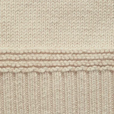 Sweater Vest - Cream Cotton