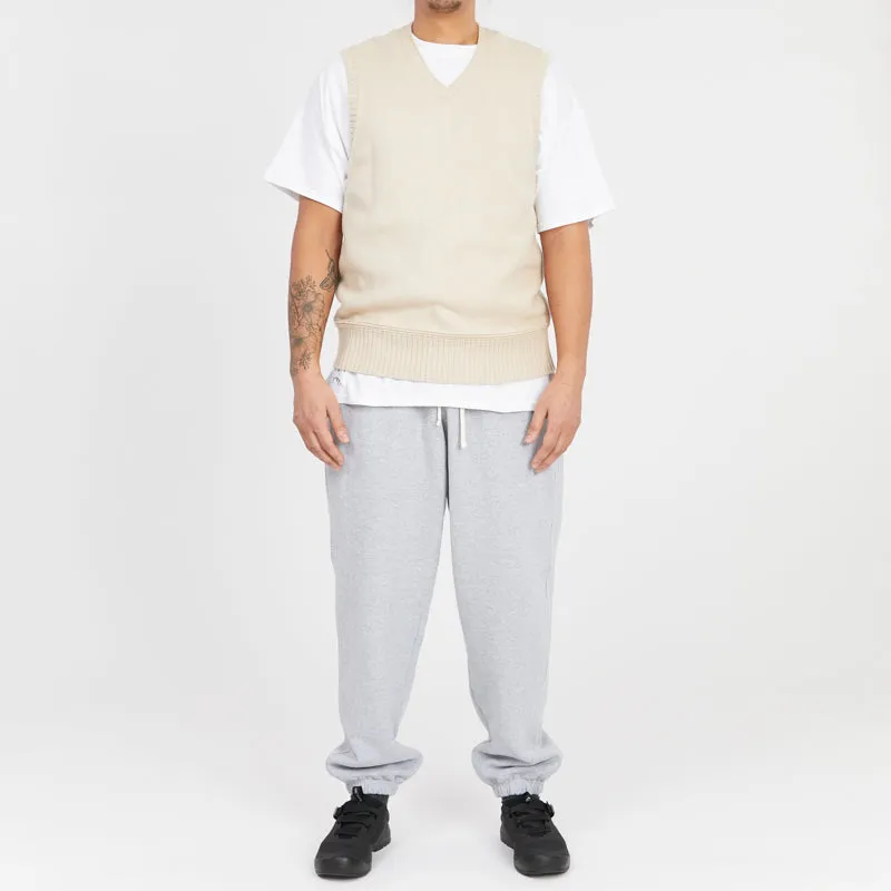 Sweater Vest - Cream Cotton