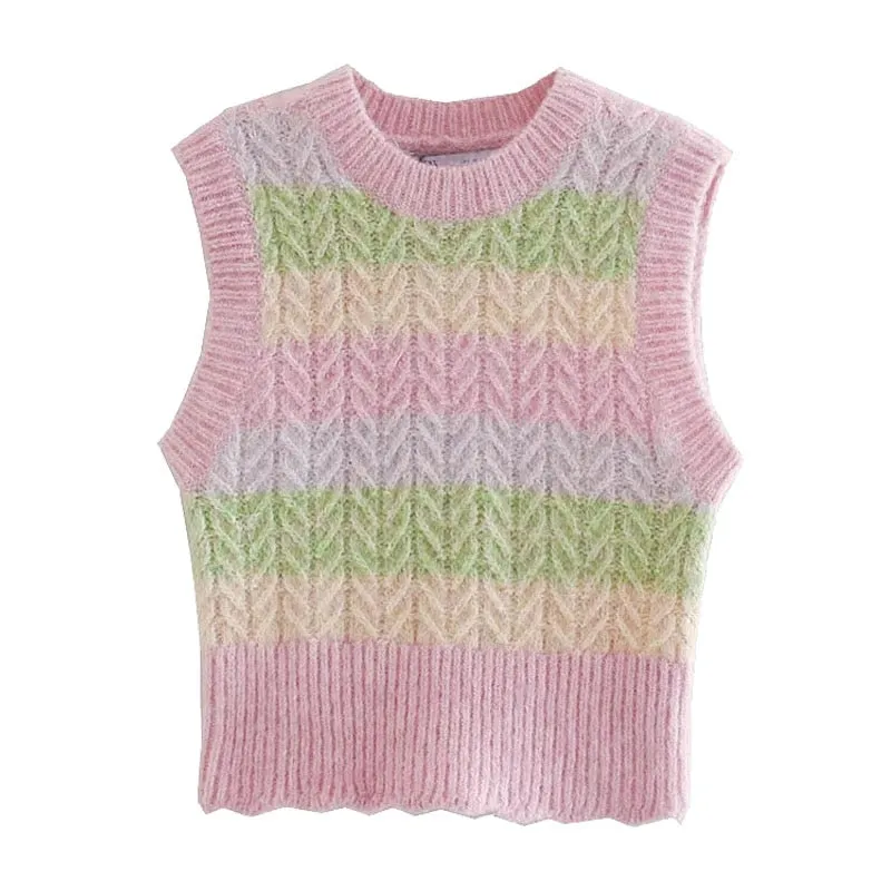 SWEET STRIPED VEST