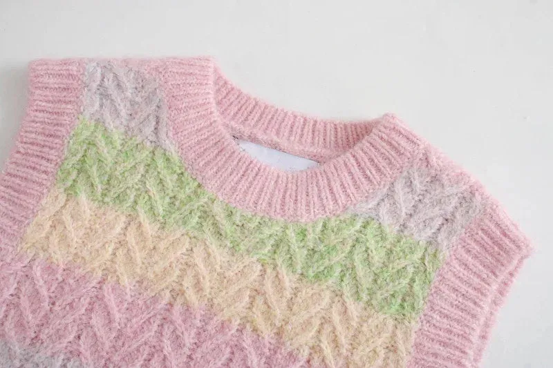 SWEET STRIPED VEST
