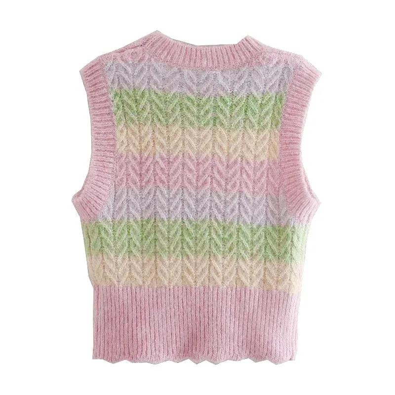 SWEET STRIPED VEST