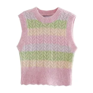 SWEET STRIPED VEST