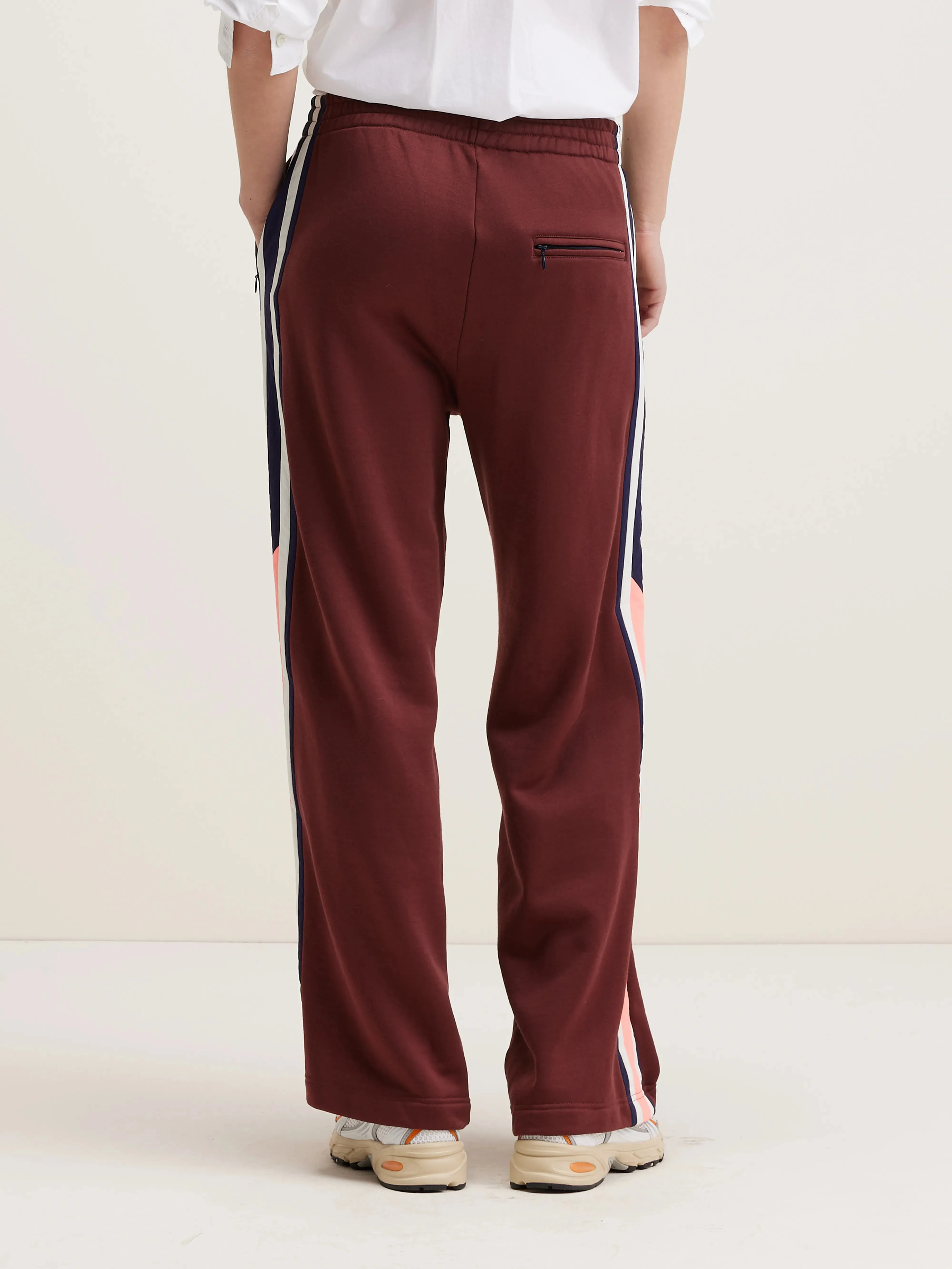 Tania wide track trousers (242 / W / GRENAT)