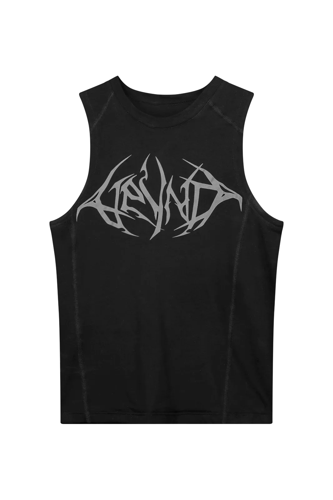 TANK GRAY VEINS GRAPHIC - Black