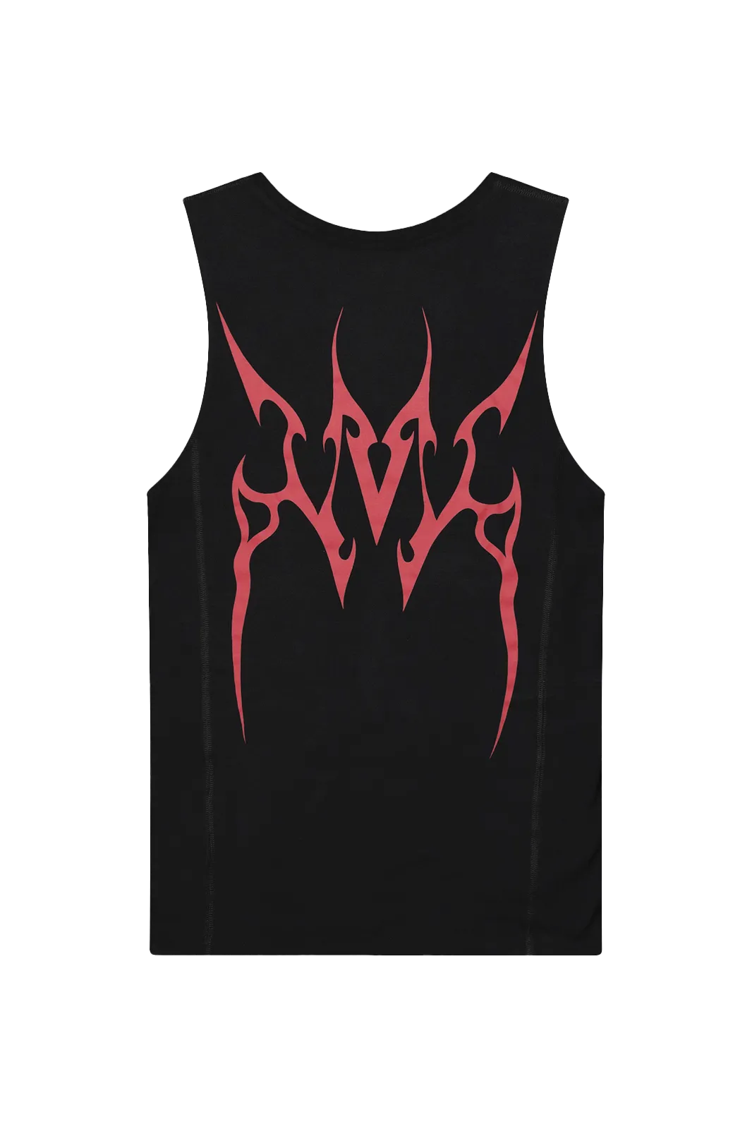 TANK RED VEINS GRAPHIC - Black