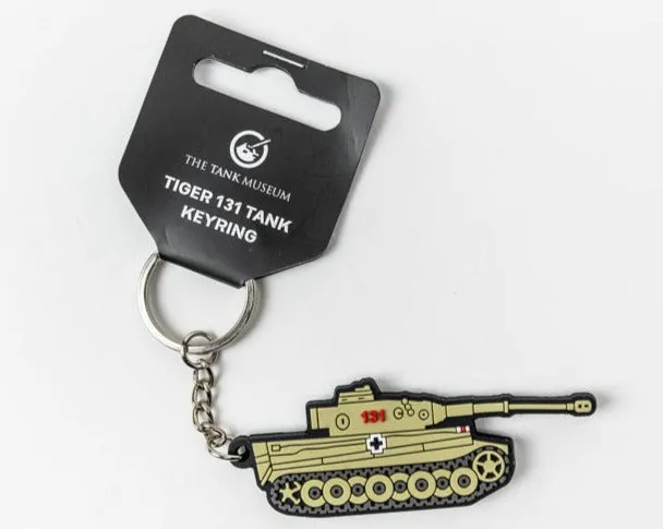 Tiger Tank PVC Keyring