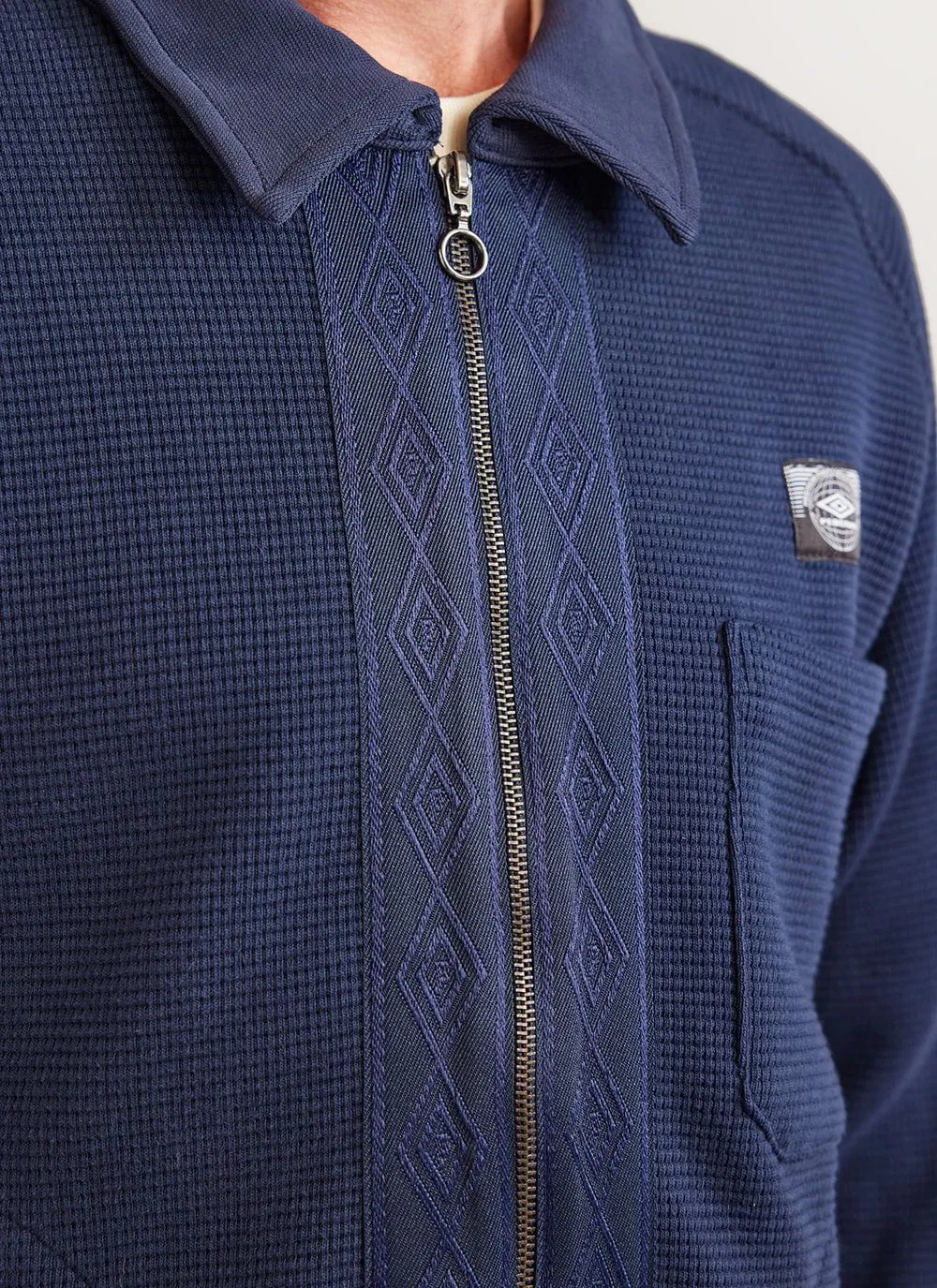 Tonal Tape Track Jacket | Umbro x Percival | Navy