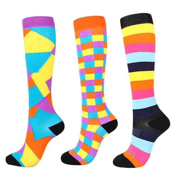 Unisex Support Nylon High Pressure Compression Stockings