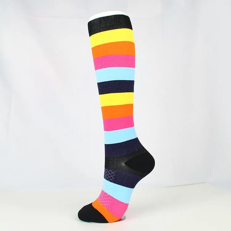 Unisex Support Nylon High Pressure Compression Stockings