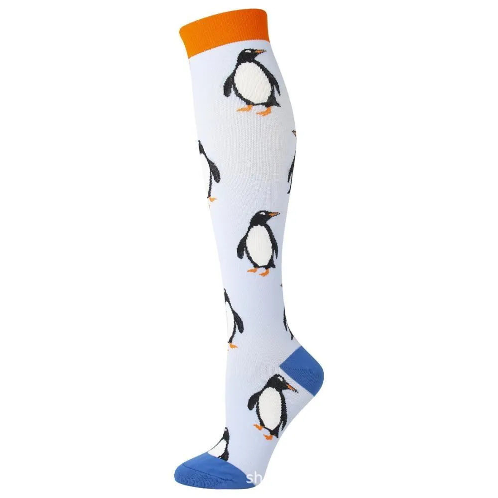 Unisex Support Nylon High Pressure Compression Stockings