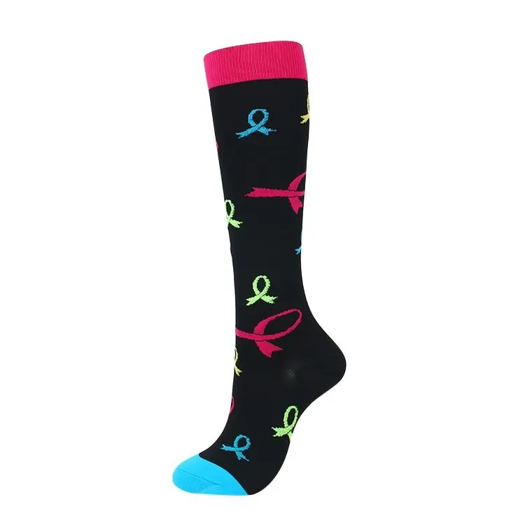 Unisex Support Nylon High Pressure Compression Stockings