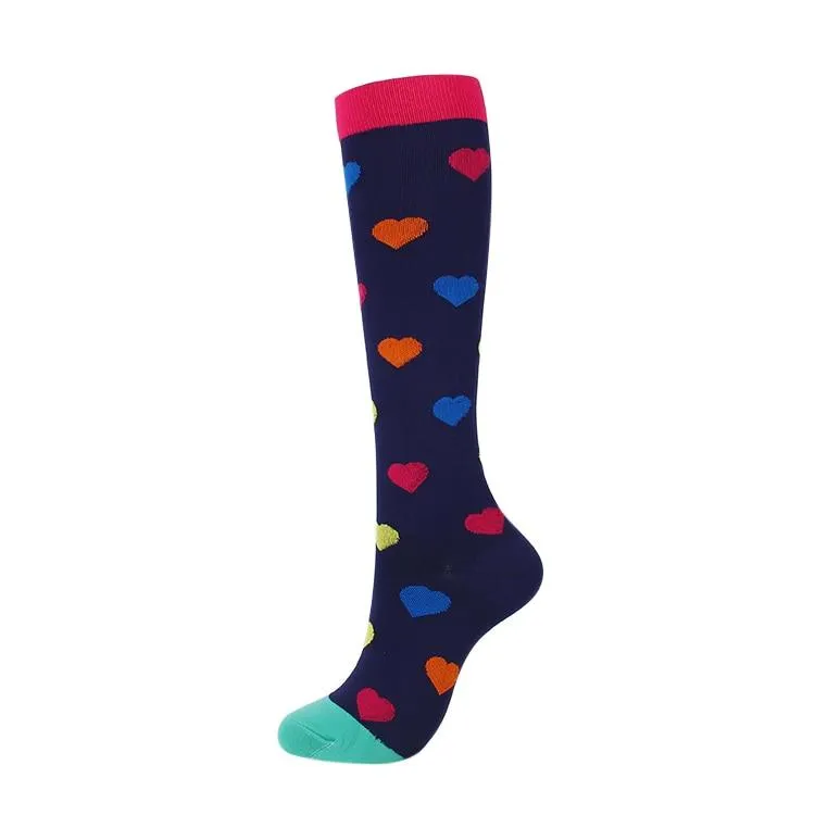 Unisex Support Nylon High Pressure Compression Stockings