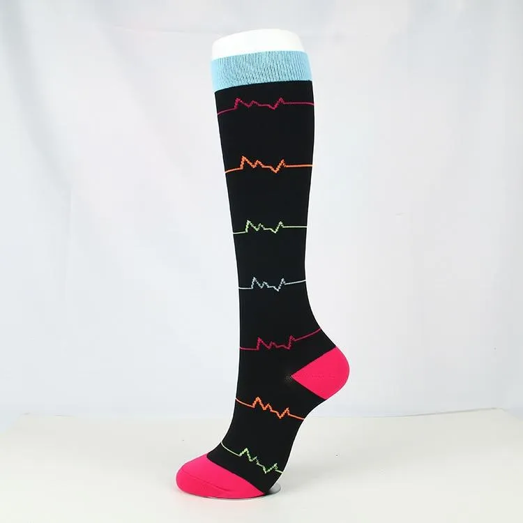Unisex Support Nylon High Pressure Compression Stockings