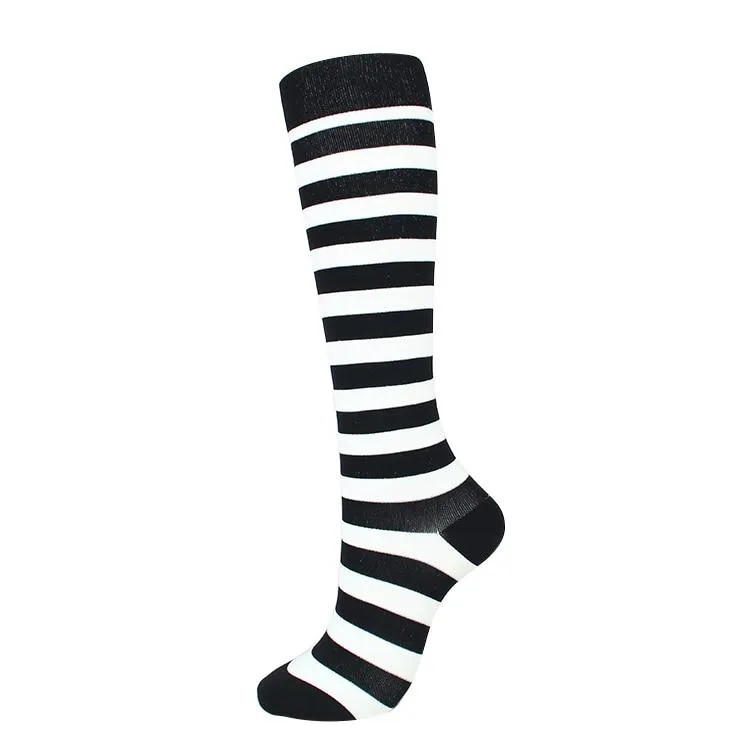 Unisex Support Nylon High Pressure Compression Stockings