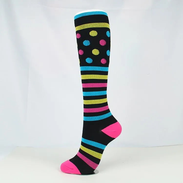 Unisex Support Nylon High Pressure Compression Stockings