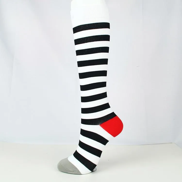 Unisex Support Nylon High Pressure Compression Stockings