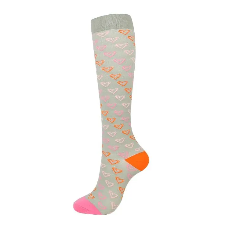 Unisex Support Nylon High Pressure Compression Stockings