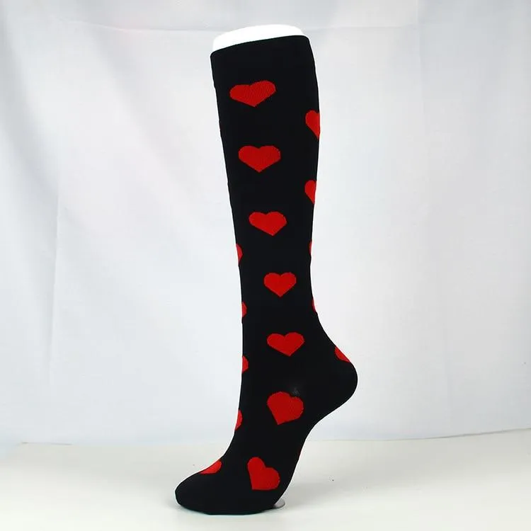 Unisex Support Nylon High Pressure Compression Stockings