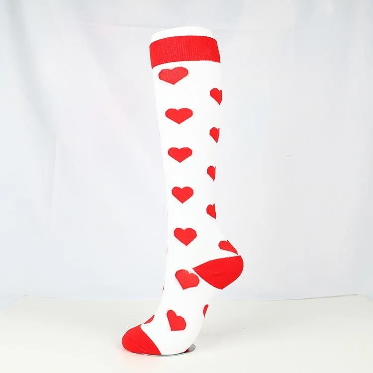Unisex Support Nylon High Pressure Compression Stockings