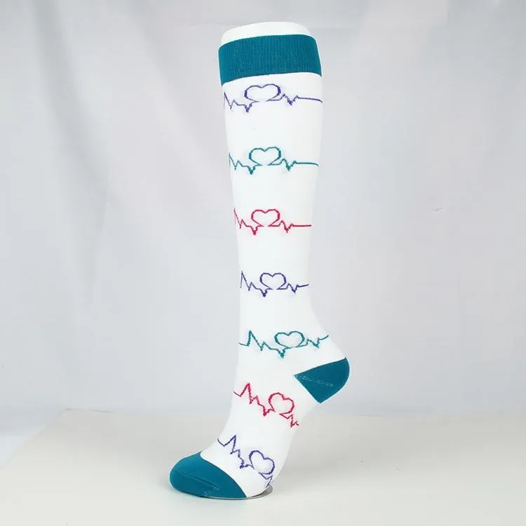 Unisex Support Nylon High Pressure Compression Stockings
