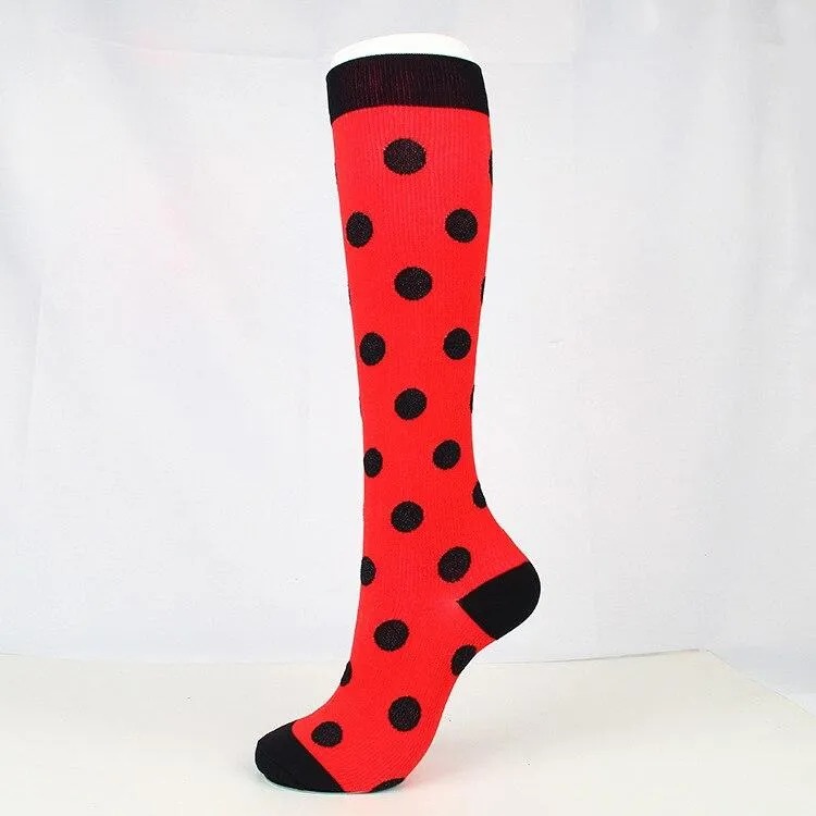 Unisex Support Nylon High Pressure Compression Stockings