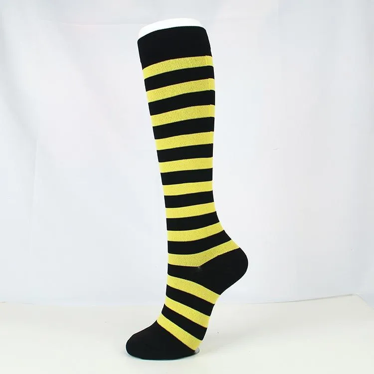 Unisex Support Nylon High Pressure Compression Stockings