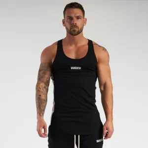 Vanquish Contrast Black Tank Top