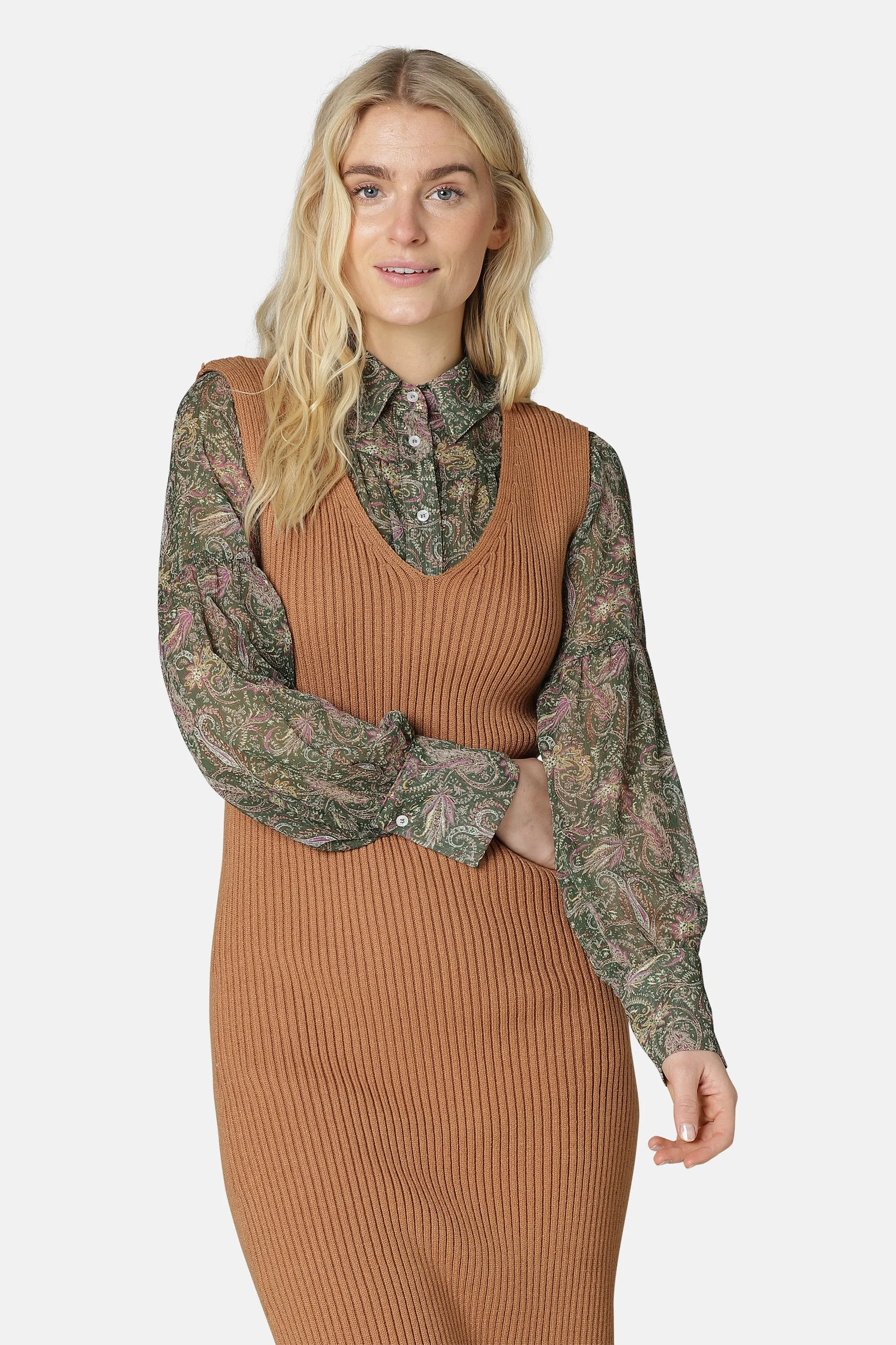 Vest - Cashew