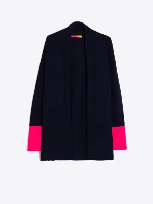 VILAGALLO LANA CARDIGAN NAVY