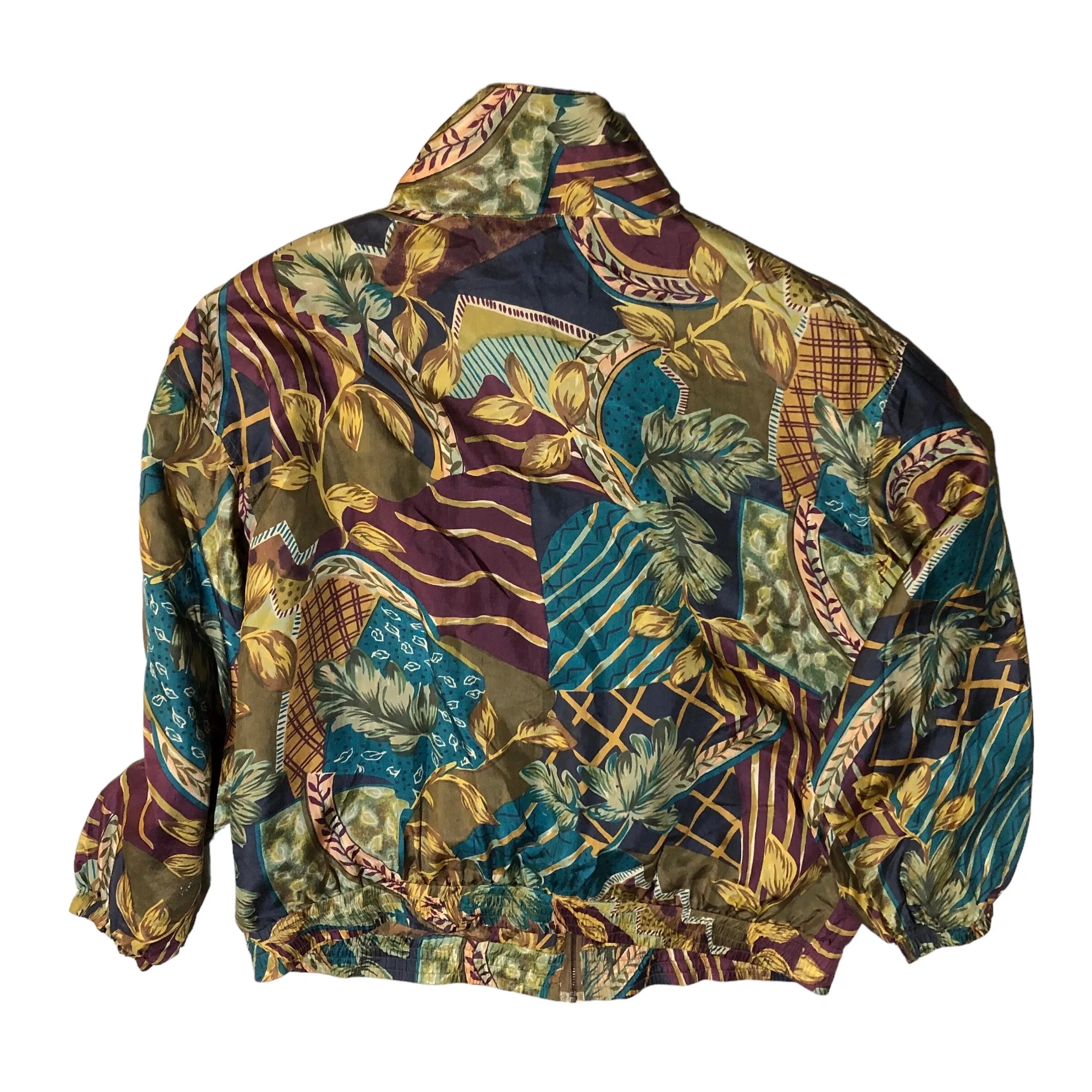 Vintage Abstract Print LightJacket