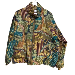 Vintage Abstract Print LightJacket