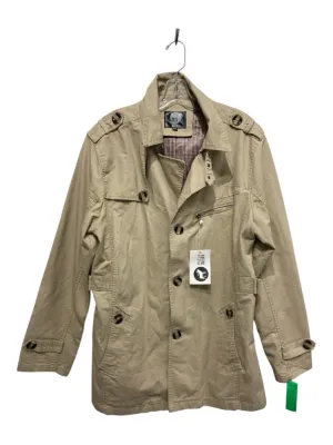 Wild Elk Wear NWT Size 5XL Beige Cotton Blend Solid Overcoat Men's Jacket